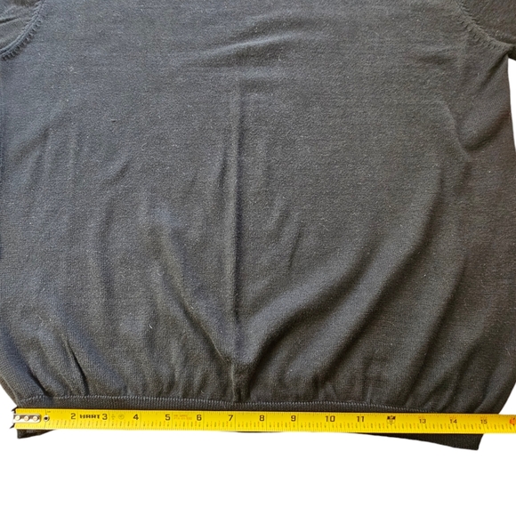 CUMRAN Women's Black Woven Silk Blend Turtleneck Size M - Picture 7 of 10